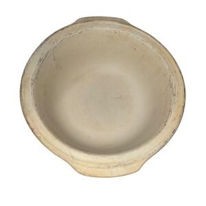 Pampered Chef 12" Large Baking Bowl Family Heritage Stoneware Rustic Kitchen